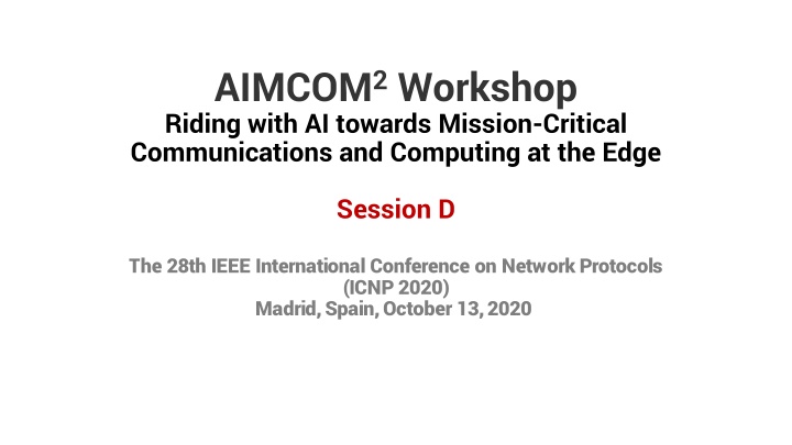 aimcom 2 workshop riding with ai towards mission n.w