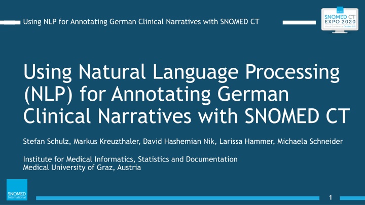 using nlp for annotating german clinical n.w