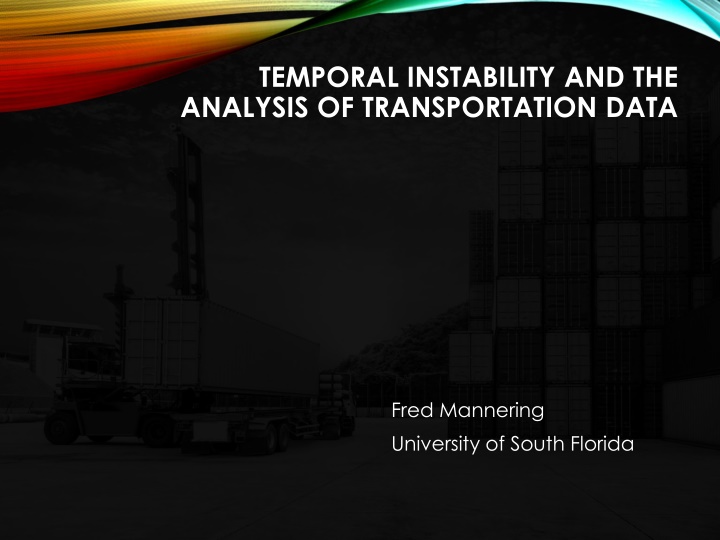 temporal instability and the analysis n.w