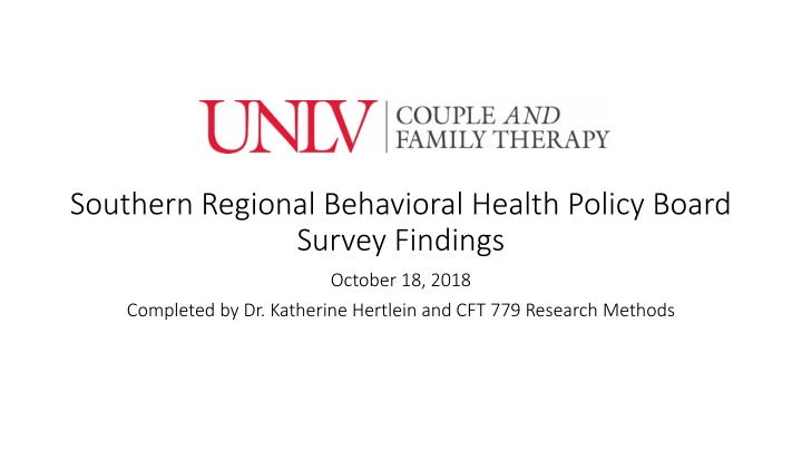 southern regional behavioral health policy board n.w