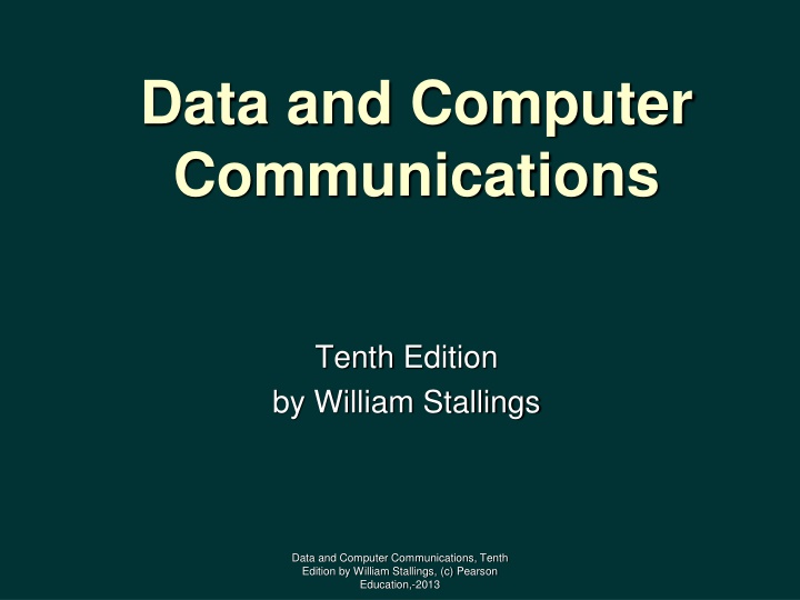 Data Transmission Fundamentals and Terminology