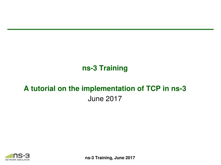 ns 3 training n.w