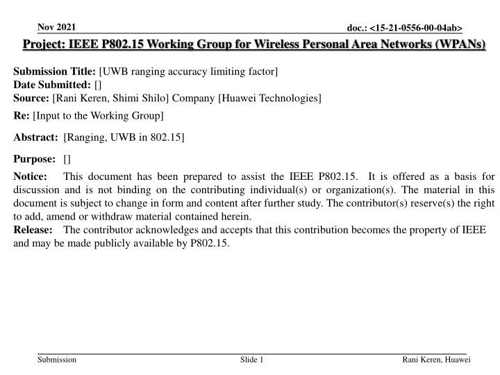 nov 2021 project ieee p802 15 working group n.w