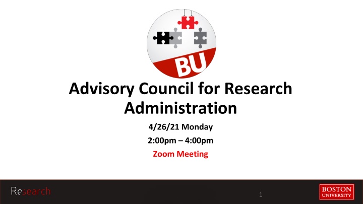 advisory council for research administration n.w