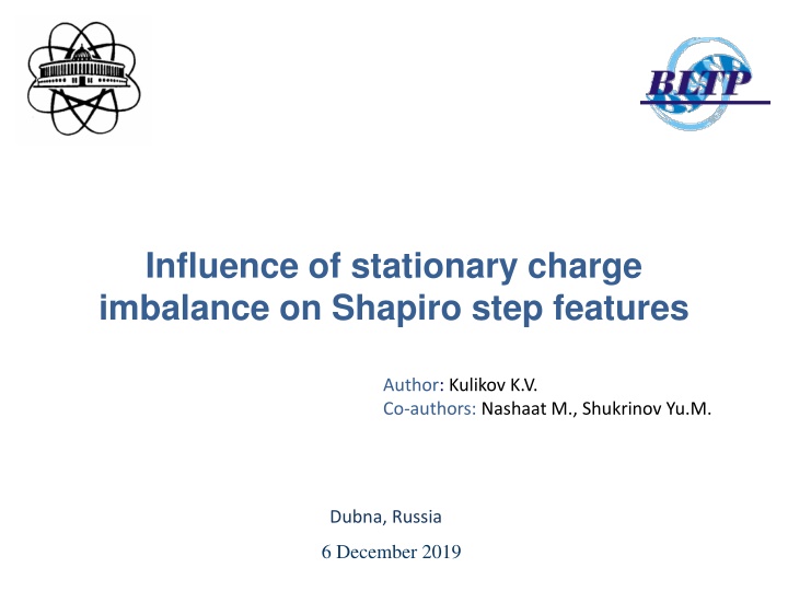 influence of stationary charge imbalance n.w
