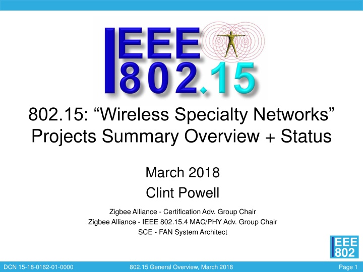 802 15 wireless specialty networks projects n.w