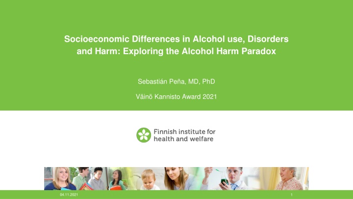 socioeconomic differences in alcohol n.w