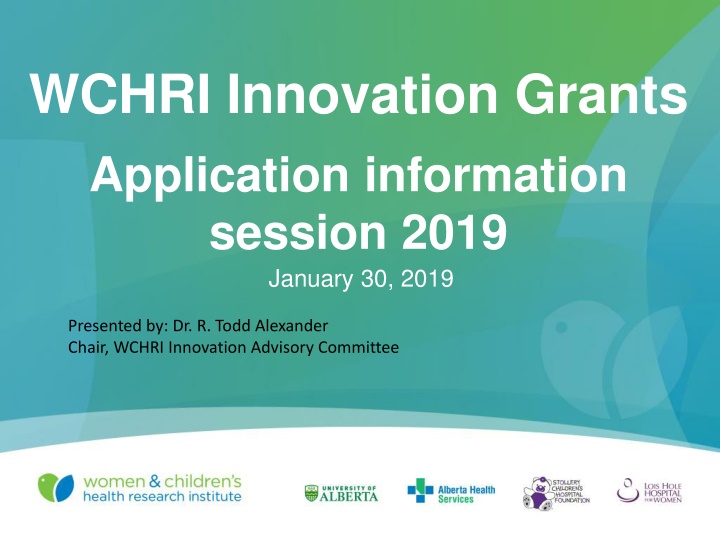 wchri innovation grants application information n.w