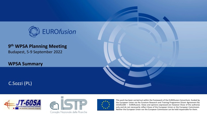 9 th wpsa planning meeting budapest 5 9 september n.w