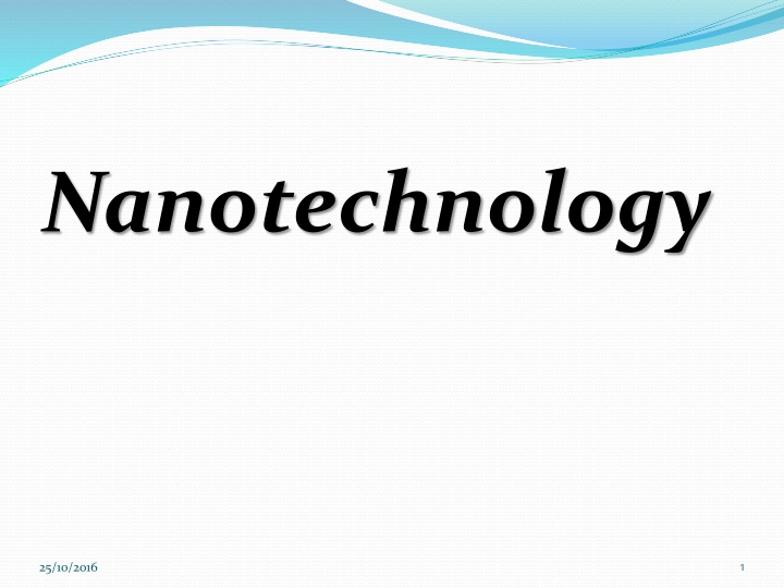 nanotechnology n.w