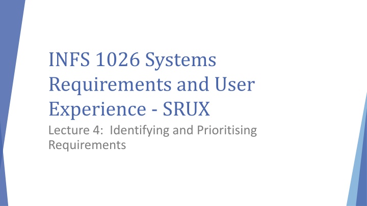 infs 1026 systems requirements and user n.w