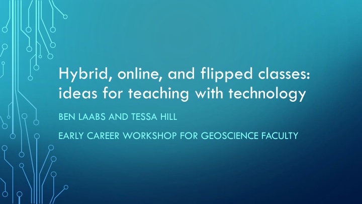 hybrid online and flipped classes ideas n.w