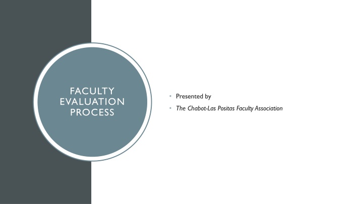 faculty evaluation process n.w