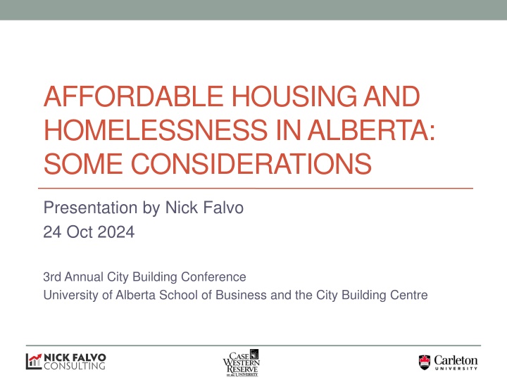 affordable housing and homelessness in alberta n.w