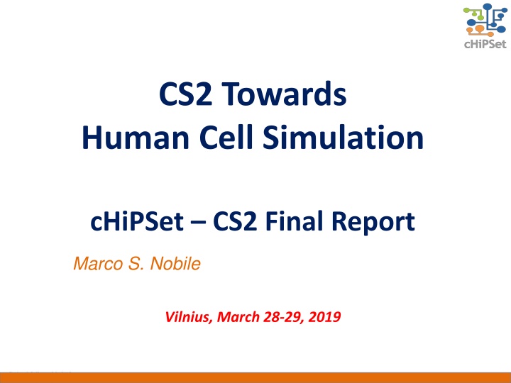 cs2 towards human cell simulation n.w