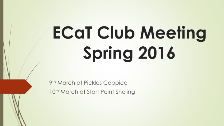 ecat club meeting spring 2016 n.w