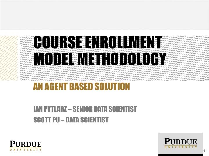 course enrollment model methodology n.w