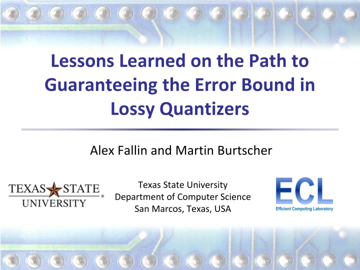 lessons learned on the path to guaranteeing n.w