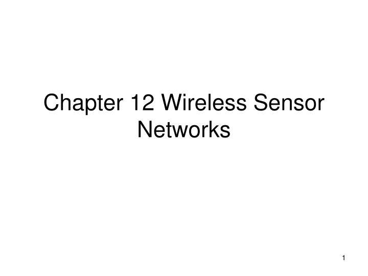 chapter 12 wireless sensor networks n.w