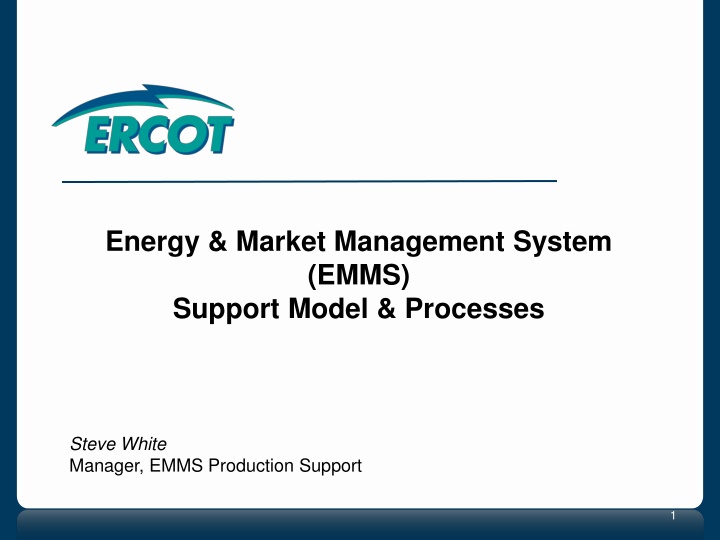 energy market management system emms support n.w