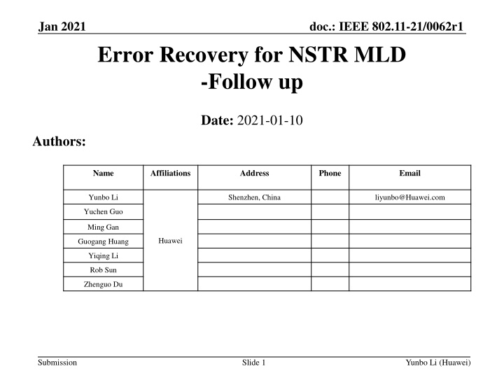 doc ieee 802 11 21 0062r1 n.w