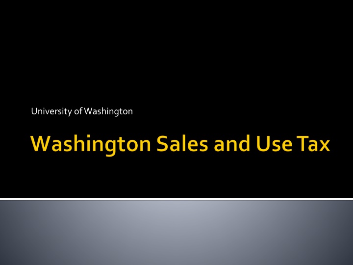 university of washington n.w