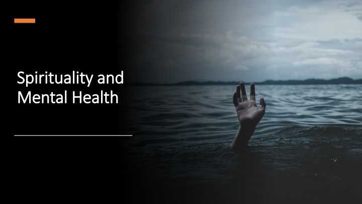 spirituality and spirituality and mental health n.w