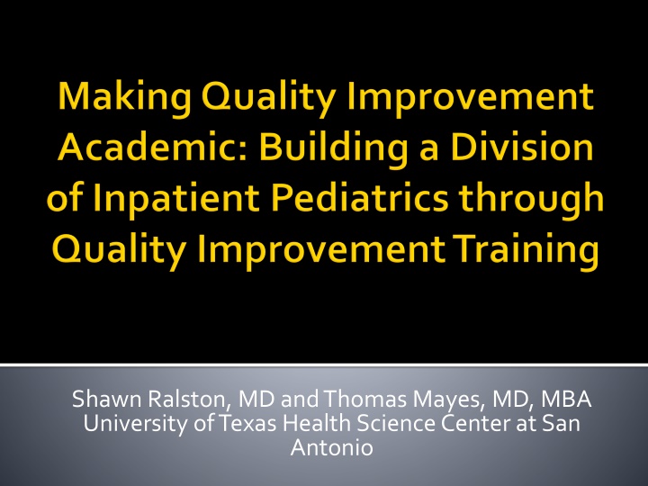 shawn ralston md and thomas mayes n.w