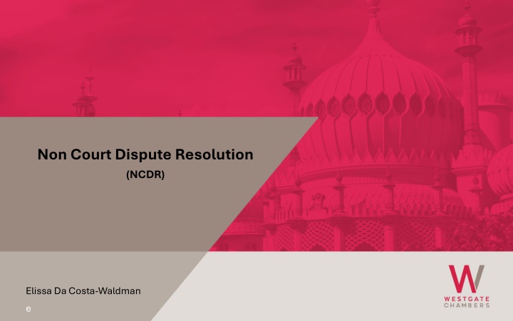 non court dispute resolution ncdr n.w