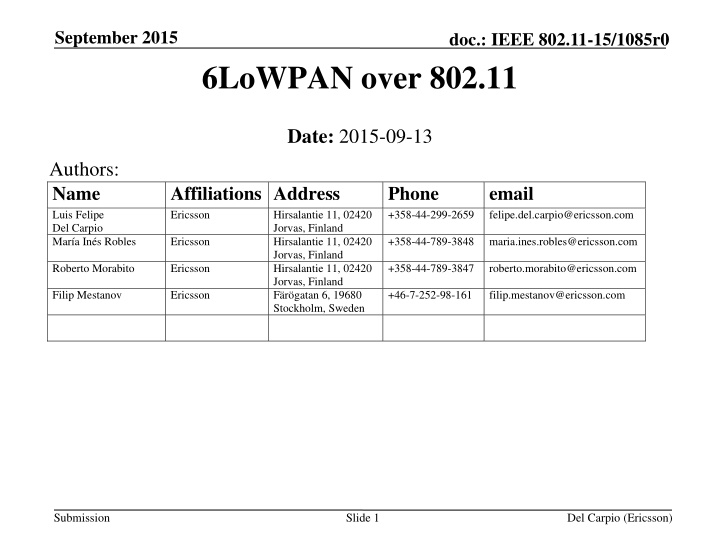 september 2015 n.w