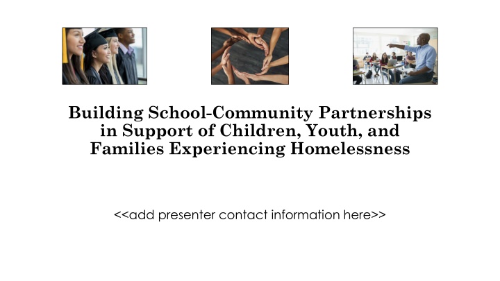 building school community partnerships in support n.w