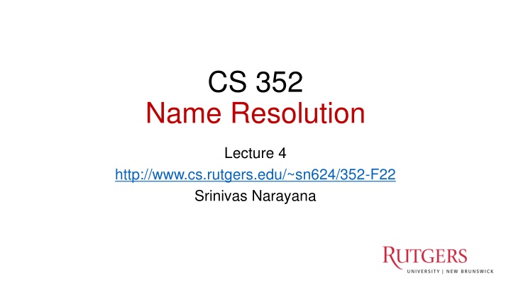 cs 352 n.w