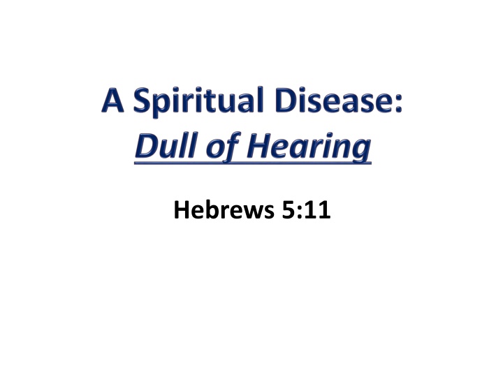 hebrews 5 11 n.w