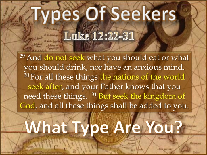 luke 12 22 31 n.w