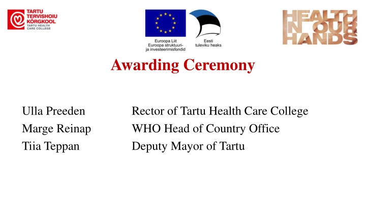 awarding ceremony n.w
