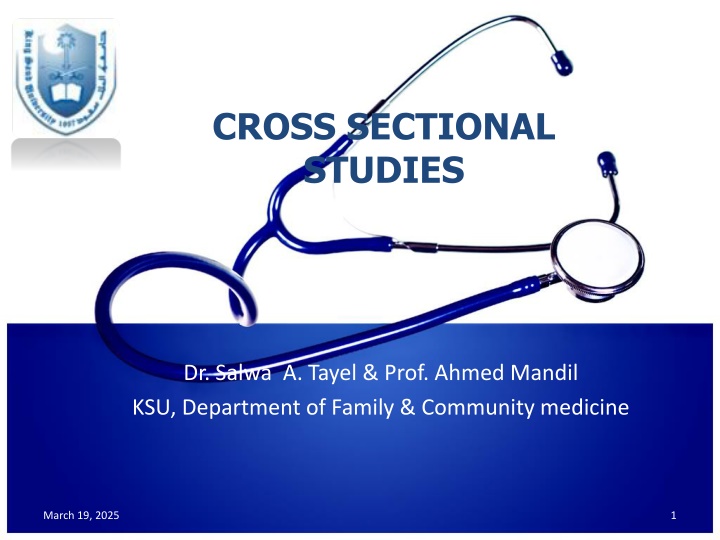 cross sectional studies n.w