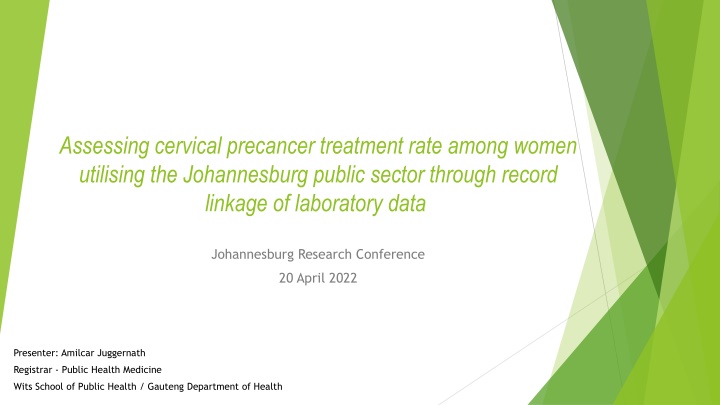 assessing cervical precancer treatment rate among n.w