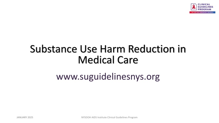 substance use harm reduction in medical care n.w
