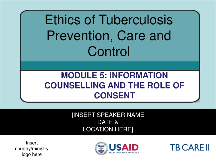 ethics of tuberculosis prevention care and control n.w