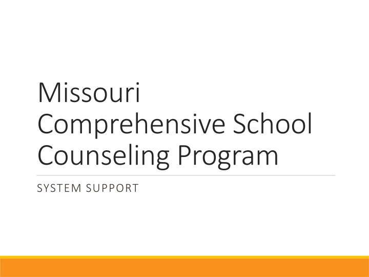 missouri comprehensive school counseling program n.w