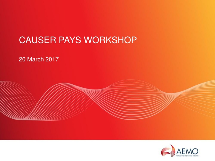 causer pays workshop n.w