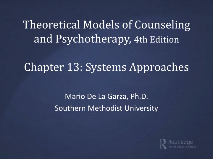 theoretical models of counseling n.w