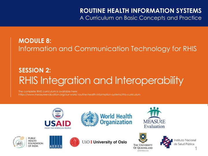 routine health information systems a curriculum n.w