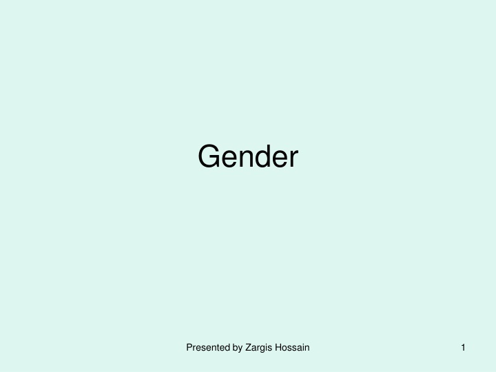gender n.w