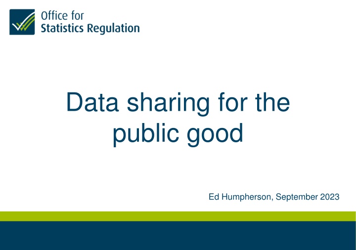 data sharing for the public good n.w