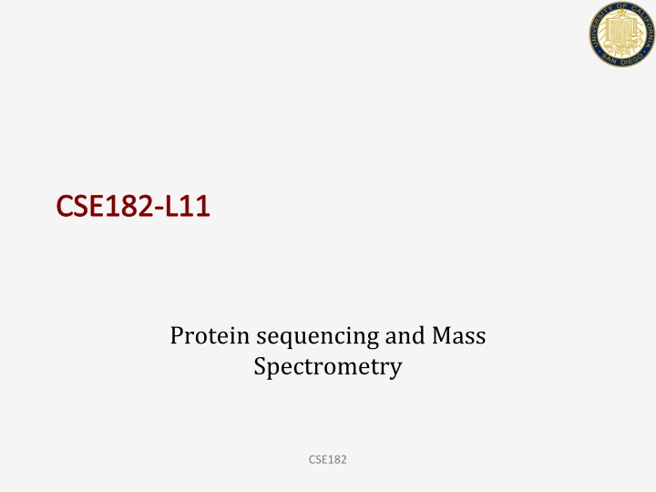cse182 l11 n.w