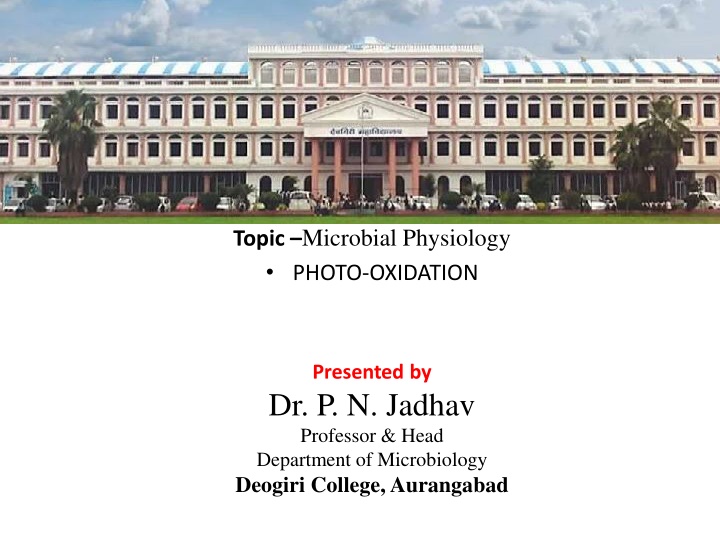 topic microbial physiology photo oxidation n.w