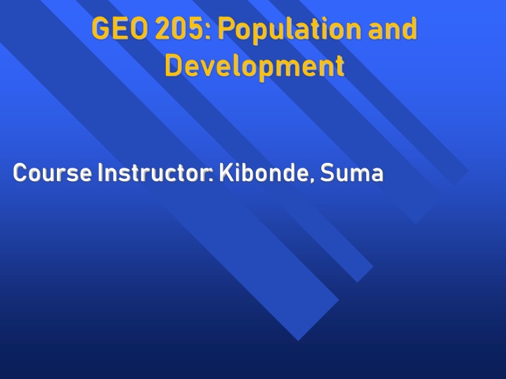 Population and Development: Demographic Transition Model Analysis