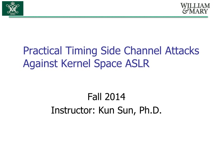 practical timing side channel attacks against n.w