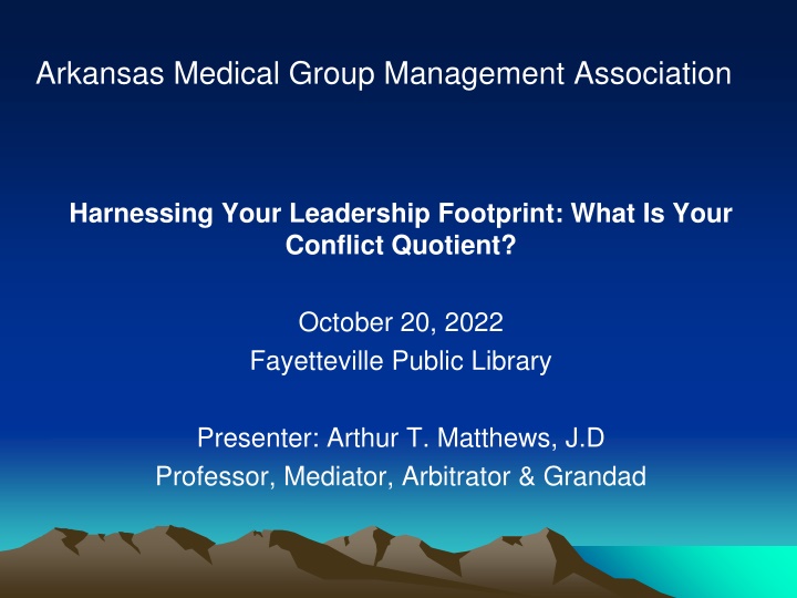 arkansas medical group management association n.w